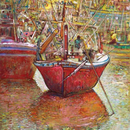 Geared for Long Trip - III • Oil on canvas • 20 x 24 inches