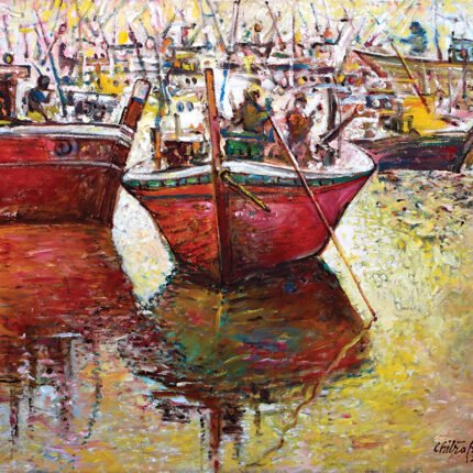 Geared for Long Trip - II • Oil on canvas • 24 x 20 inches