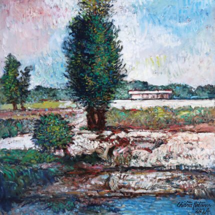 Nostalgic Meadows - II • Oil on canvas • 20 x 24 inches