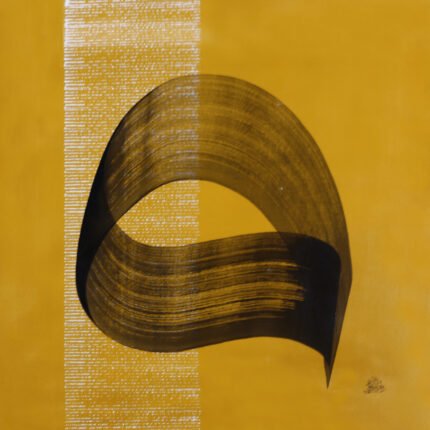 Kaf - II ◆ Mixed media on canvas ◆ 36 x 36 inches